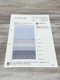 OGN-1611ST Superior Organic Typewritter Cloth Stripes[Textile / Fabric] TIPICO (Kuwamura Textile) Sub Photo