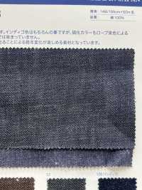 MY7373 13.5oz Yarn-dyed Sulfurized Color Denim[Textile / Fabric] Kumoi Beauty Sub Photo