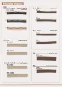 TM-0404-4FCS TM Faux Leather Four-Fold Core Stitch Tape[Ribbon Tape Cord] Topman Industries Sub Photo