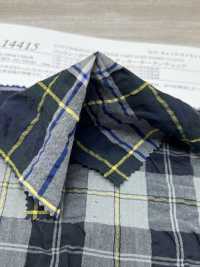 14415 Cotton/polyester Seersucker Tartan Check[Textile / Fabric] SUNWELL Sub Photo