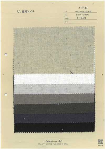 A-8147 C/L Brushed Twill