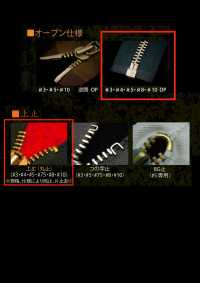 3-AL-E-OR WALDES Zipper Aluminum Zipper Size 3 Polyester Tape Open Asahi Fastener Sub Photo