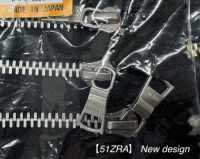 4-AL-E-OR WALDES&#174; Vintage Zipper Aluminum Size 4 Polyester Tape Open Asahi Zipper Sub Photo