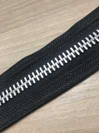 8-AL-E-OR WALDES® Vintage Zipper Aluminum Size 8 Polyester Tape Open Asahi Fastener Sub Photo