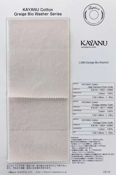KAYA-1831-KBW Kayanu Cotton Vintage Chino