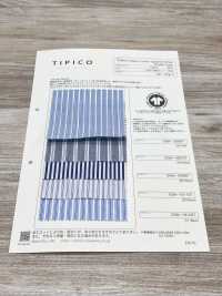 OGN-1011ST Superior Organic Typewritter Cloth Stripes[Textile / Fabric] TIPICO (Kuwamura Textile) Sub Photo