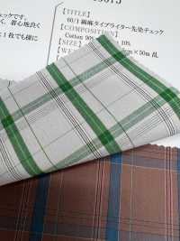 OM43675 60/1 Linen Typewritter Cloth Yarn-dyed Check[Textile / Fabric] Oharayaseni Sub Photo