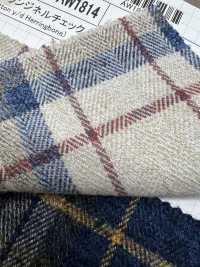 AW1814 Twisted Melange Flannel Check[Textile / Fabric] SHIBAYA Sub Photo