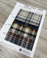 AW1814 Twisted Melange Flannel Check[Textile / Fabric] SHIBAYA Sub Photo