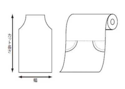 41923 PE Flat Roll Cover 500mm X 1400mm