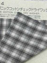 BC0014 Organic Cotton Check Dry-washed[Textile / Fabric] COSMO TEXTILE Sub Photo