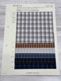 BC0014 Organic Cotton Check Dry-washed[Textile / Fabric] COSMO TEXTILE Sub Photo