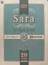FUJIX-SAMPLE-26 Sara Hand-Sewing Stitch Thread Sample Card