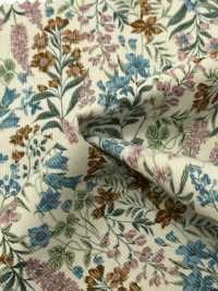 4025-1755-1 21W Corduroy Flowers[Textile / Fabric] HOKKOH Sub Photo