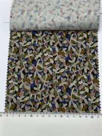 4025-1755-3 21W Corduroy Geometric Leaf[Textile / Fabric] HOKKOH Sub Photo