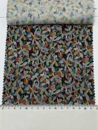 4025-1755-3 21W Corduroy Geometric Leaf[Textile / Fabric] HOKKOH Sub Photo