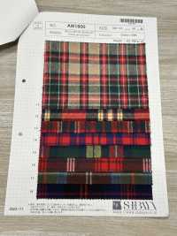 AW1600 30/2 Shaggy Tartan Check[Textile / Fabric] SHIBAYA Sub Photo