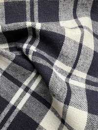 AN-9274 Rope Indigo Check[Textile / Fabric] ARINOBE Sub Photo