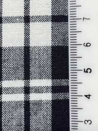 AN-9274 Rope Indigo Check[Textile / Fabric] ARINOBE Sub Photo