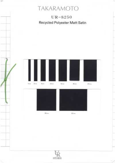 UR-8250 Recycled Polyester Dull Satin