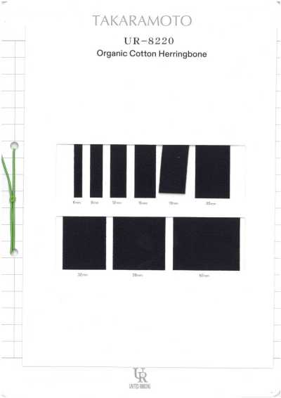 UR-8220 Organic Cotton Twill Tape
