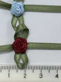 9820 Handmade Garland Rolled Rose Type[Ribbon Tape Cord] UNITED RIBBONS Sub Photo