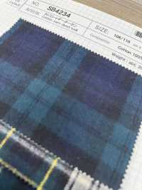 SB4234 30/2 Shaggy Tartan[Textile / Fabric] SHIBAYA Sub Photo