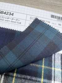 SB4234 30/2 Shaggy Tartan[Textile / Fabric] SHIBAYA Sub Photo