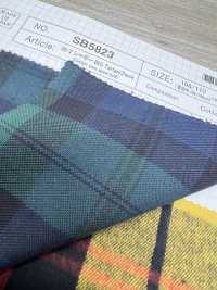 SB5823 30/2 Shaggy Tartan Big Tartan Check[Textile / Fabric] SHIBAYA Sub Photo