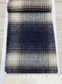 85352 Re WOOL Chambray Shaggy Check[Textile / Fabric] Parika Sub Photo