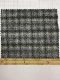 85352 Re WOOL Chambray Shaggy Check[Textile / Fabric] Parika Sub Photo