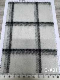 85352 Re WOOL Chambray Shaggy Check[Textile / Fabric] Parika Sub Photo