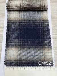 85352 Re WOOL Chambray Shaggy Check[Textile / Fabric] Parika Sub Photo