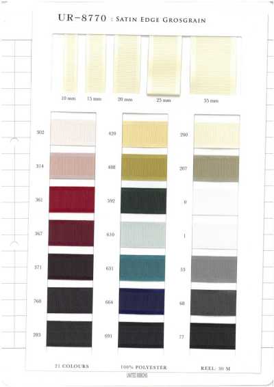 UR-8770 Sample Card