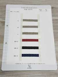 UR-3575 Linen Dot Print[Ribbon Tape Cord] UNITED RIBBONS Sub Photo