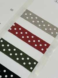 UR-3587 Linen Dot Print[Ribbon Tape Cord] UNITED RIBBONS Sub Photo