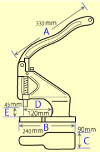 XXX M-type Hand Press[Press Fastener/ Eyelet Washer] SUNGRIP Sub Photo