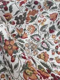 7025-1610-3 60 Lawn Sarasa Flower[Textile / Fabric] HOKKOH Sub Photo