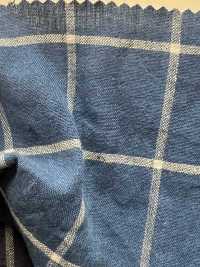 A-5112 Linen Check[Textile / Fabric] Ariyoshi Shoten Sub Photo