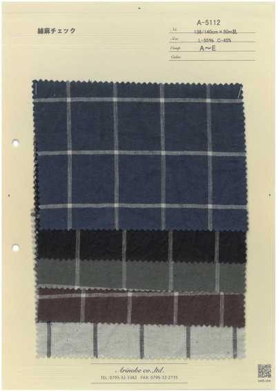 Cotton Linen Check