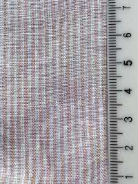 A-7048 Linen Stripe Print[Textile / Fabric] Ariyoshi Shoten Sub Photo