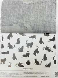 AP52101 Kuroneko Oxford(Round Roll)[Textile / Fabric] COSMO TEXTILE Sub Photo