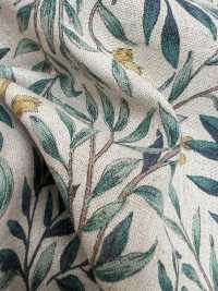 8025-1790-2 Linen Loomstate Leaves[Textile / Fabric] HOKKOH Sub Photo