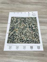 8025-1790-2 Linen Loomstate Leaves[Textile / Fabric] HOKKOH Sub Photo