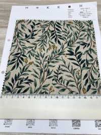 8025-1790-2 Linen Loomstate Leaves[Textile / Fabric] HOKKOH Sub Photo