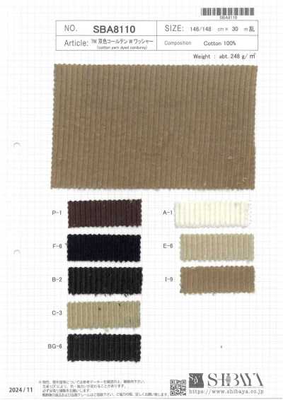 SBA8110 7W Two-Color Corduroy W Washer Finish