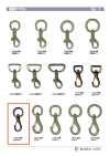 TRIGGER-SNAP-HOOK-4 Round Head Mini Aminus 12mm