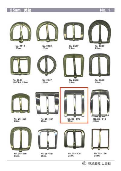 25-500 25mm Buckle