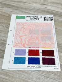 120088 Princess Rose[Textile / Fabric] Coral Sub Photo
