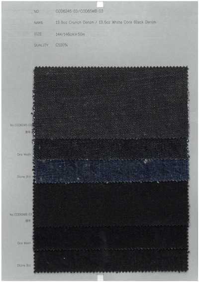 COD6245-03 13.5 Oz Crunch Denim